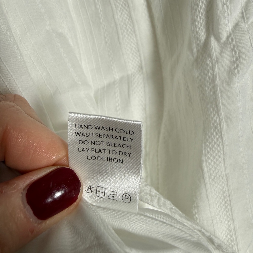 Revolve More To Come Cherli Ivory Mini Dress Square Neck Summer Party | Size XS - Picture 14 of 14